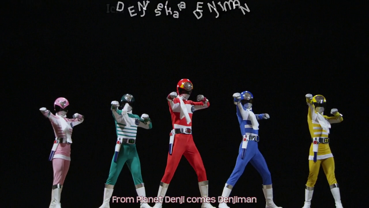 Denjiman Kamen Rider Power Rangers Ranger