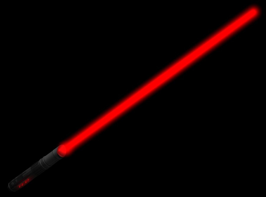 Red Lightsaber By Supersalvador