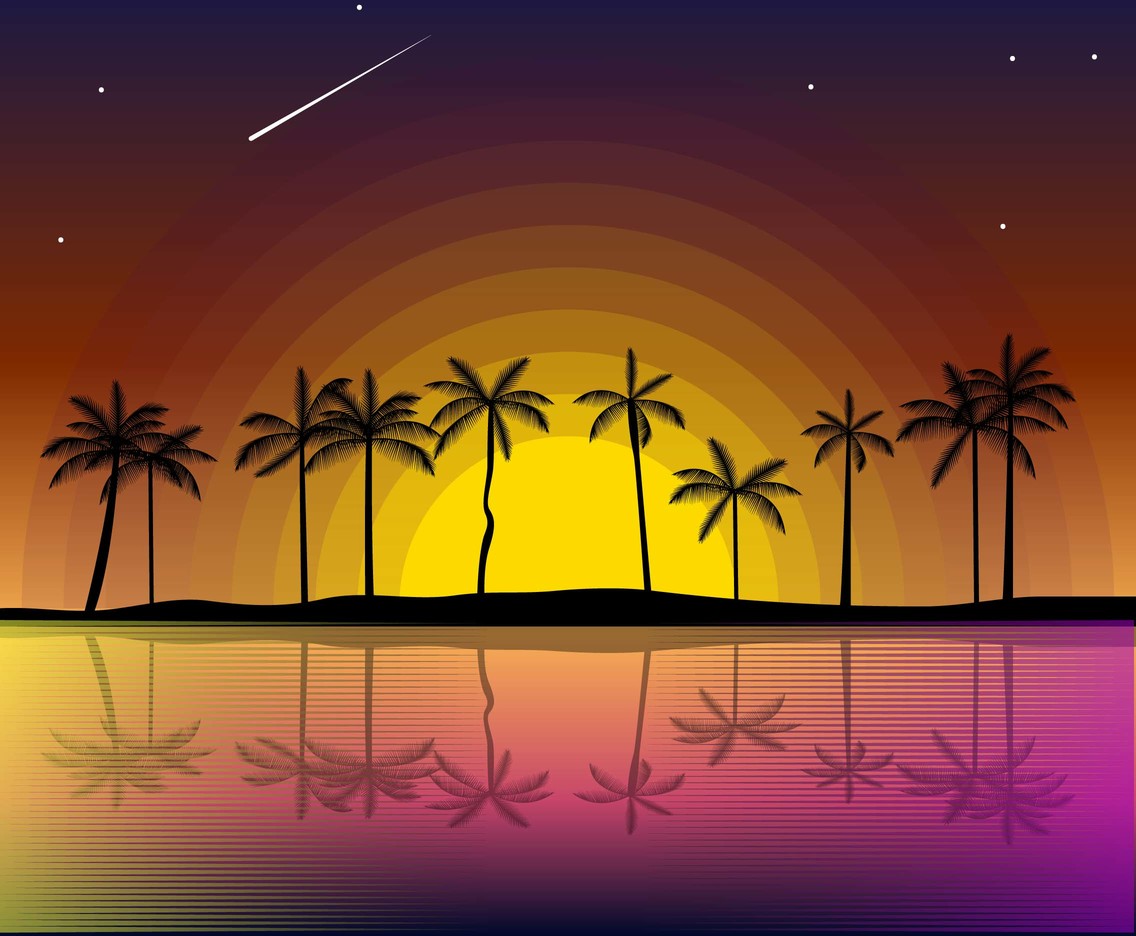 Free Sunset Background Vector Vector Art Graphics freevectorcom