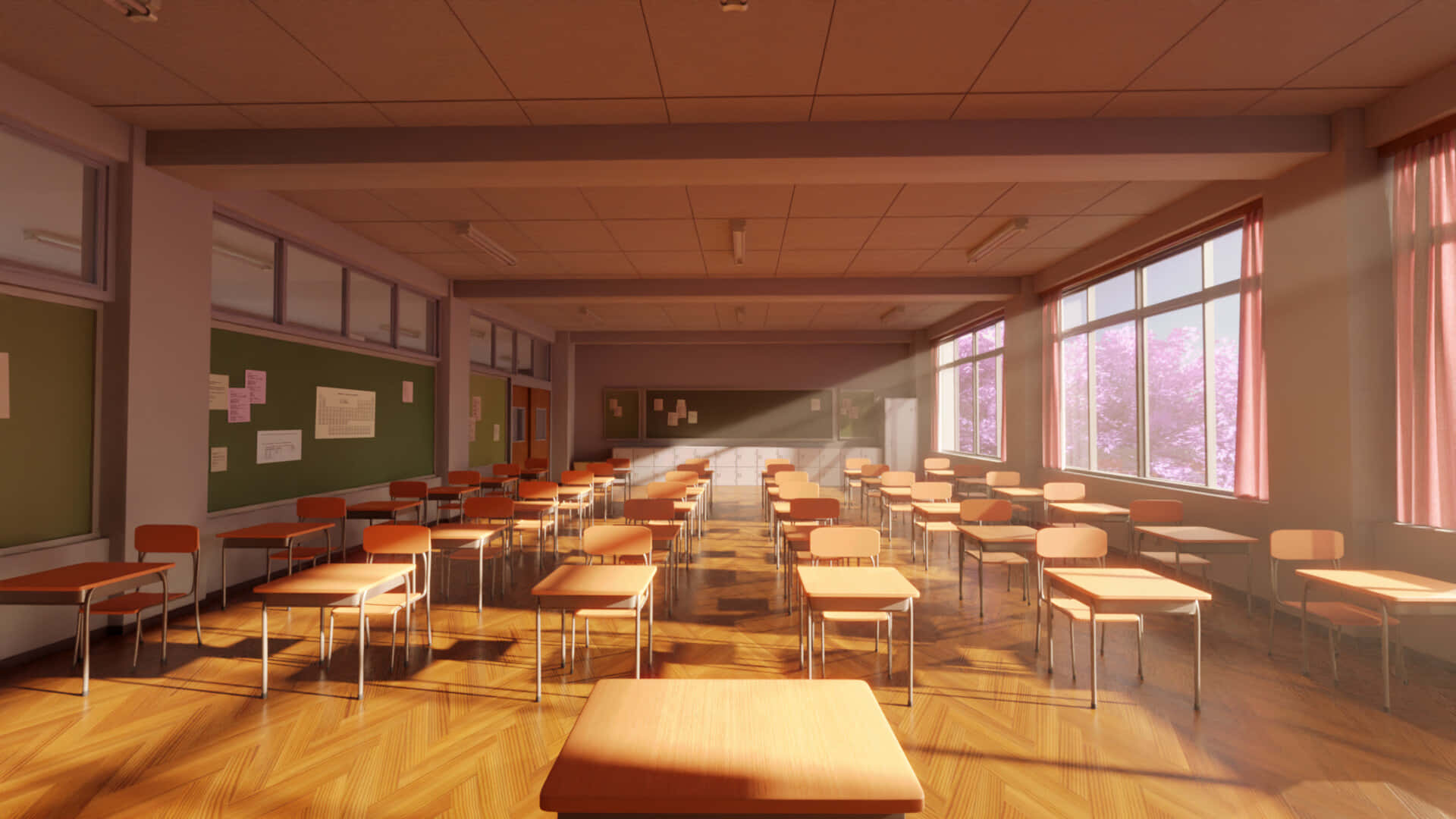 School Background Anime Wallpaper