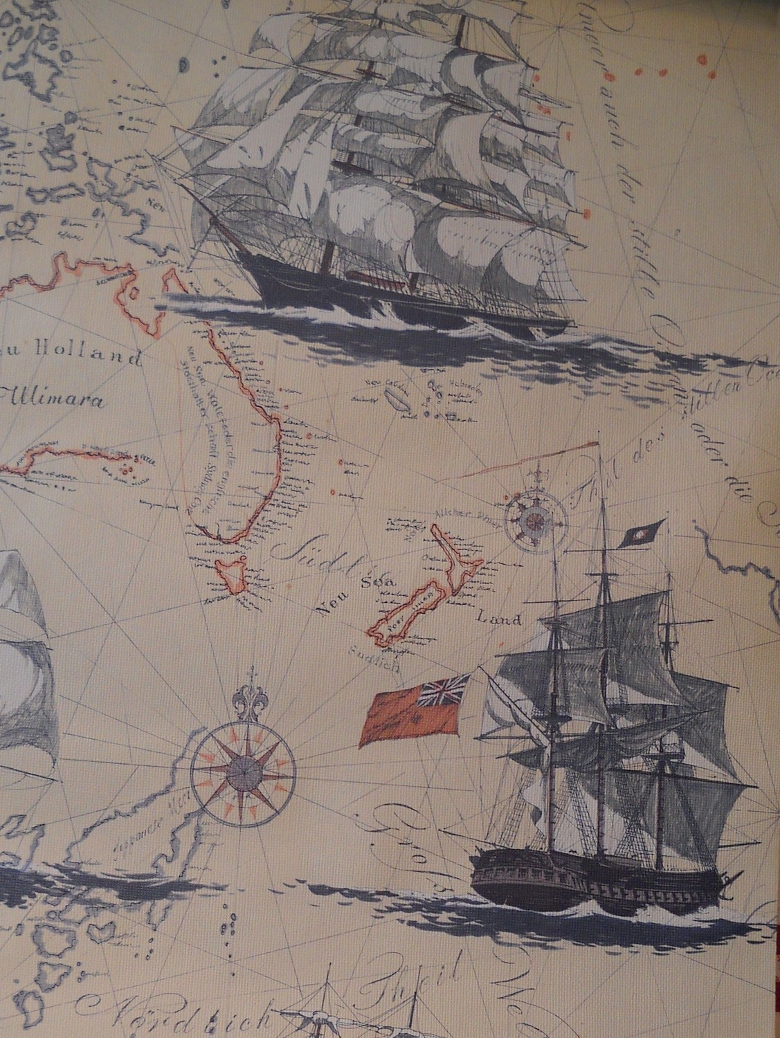 Nautical Chart Paintings