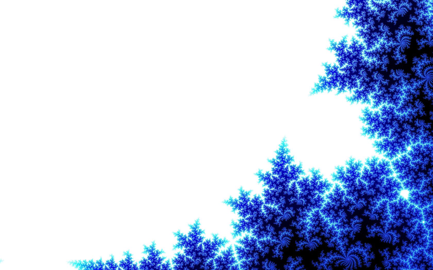 Abstract fractal design on a white background, creating a visually appealing wallpaper