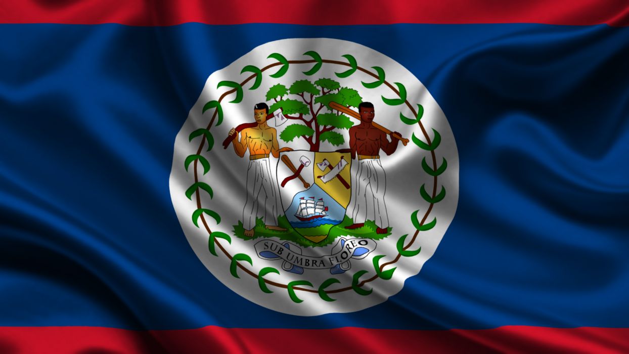 Belize Flag Wallpaper