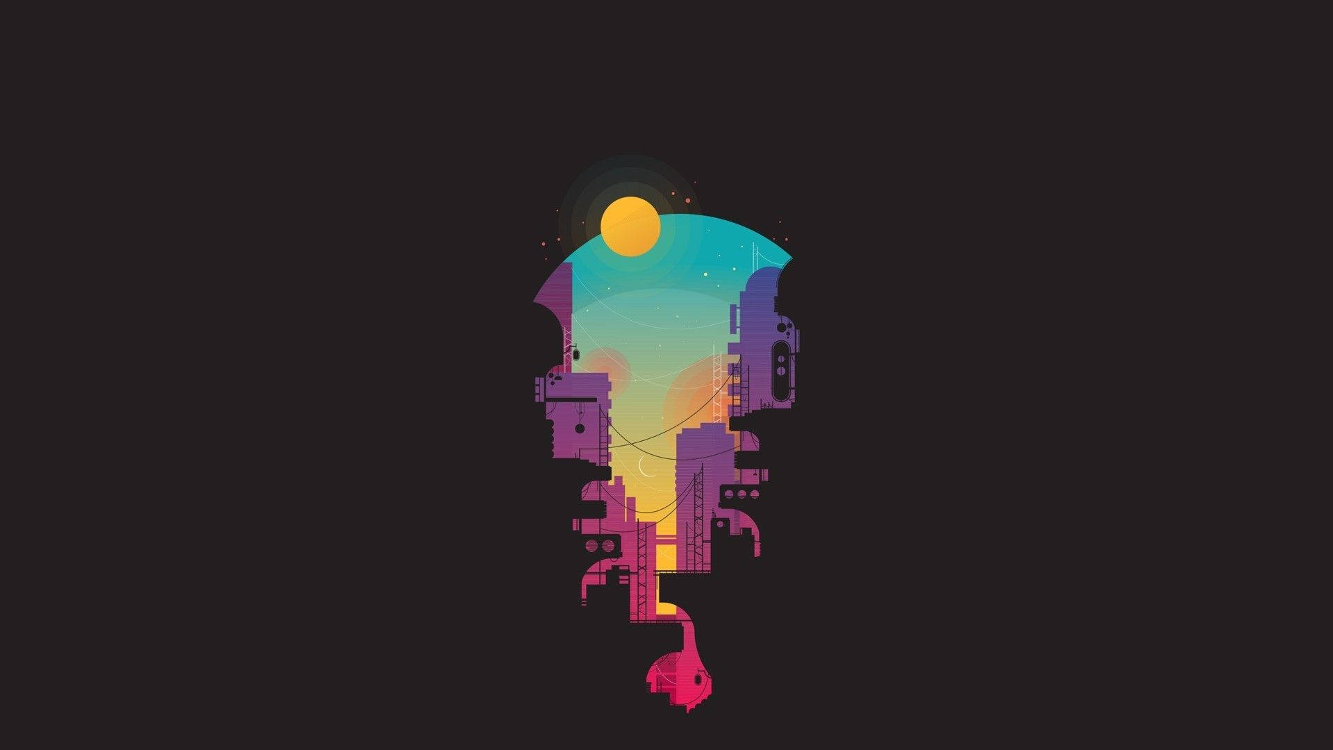 Minimalist City Buildings F1x7e5035fq7l6sa Wallpaper