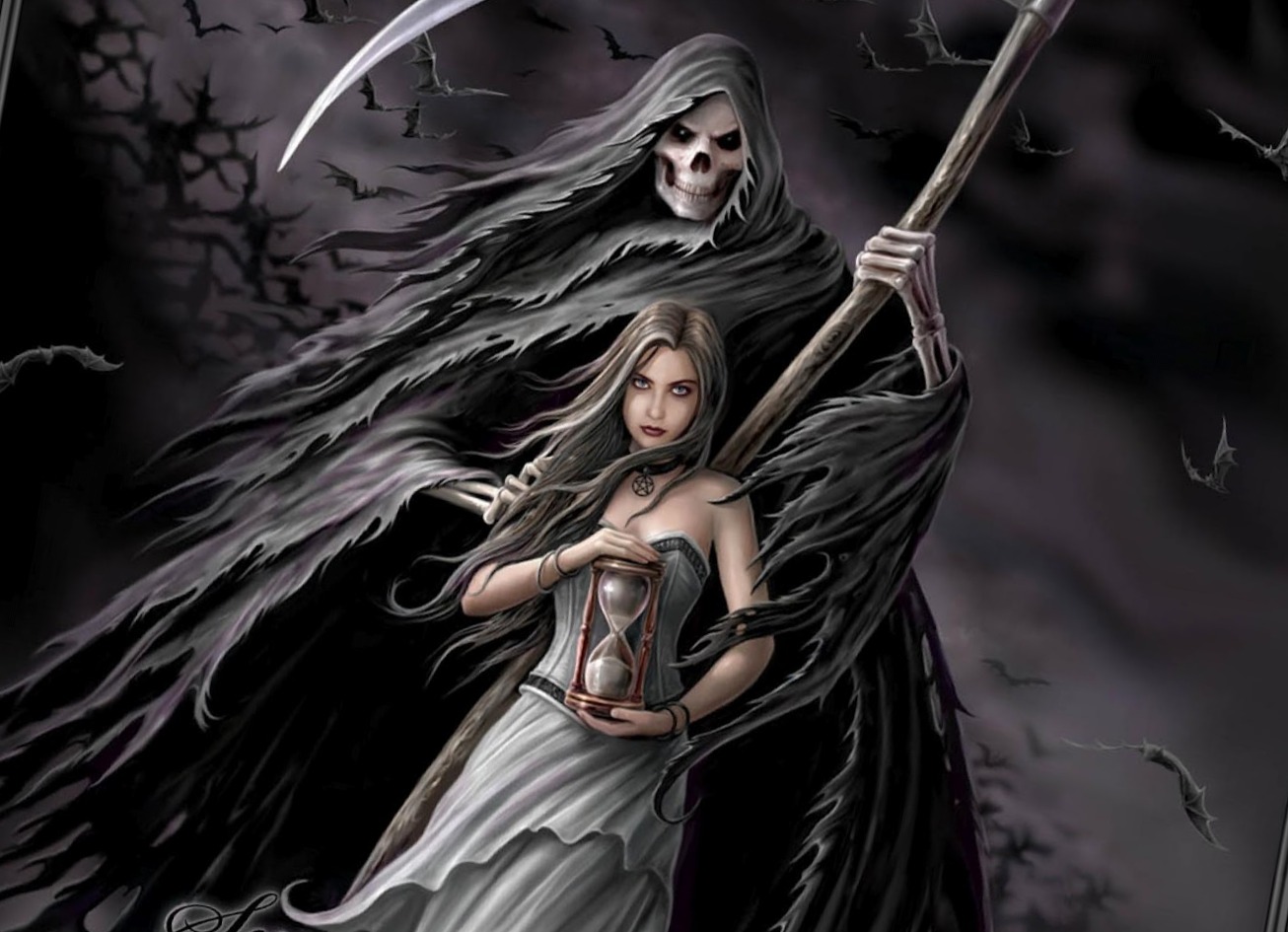 By Stephen Ments Off On Grim Reaper Girl HD Wallpaper