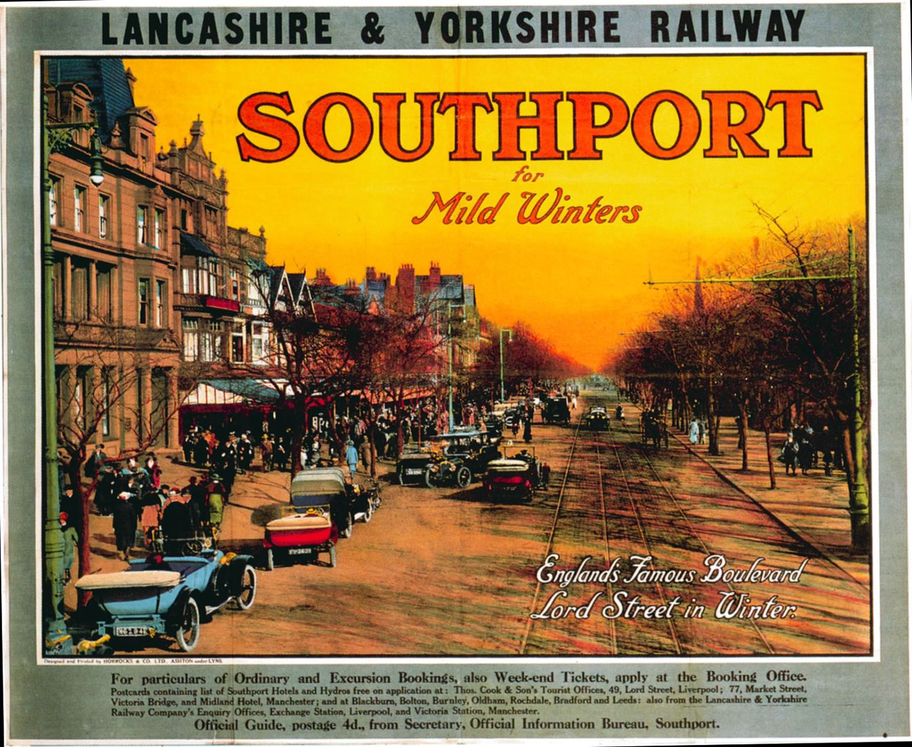 Southport Vintage British Railways Posters Wallpaper Image