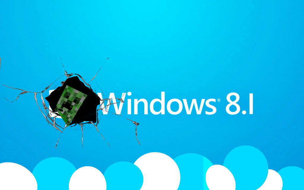 Windows Offical Creeper Backround By Timmehtehtardis
