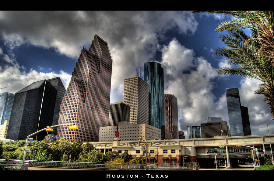 Downtown Houston HDr By Nat1874