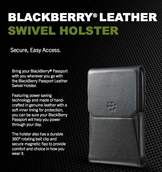 Blackberry Preparing New Accessories For Passport And Classic