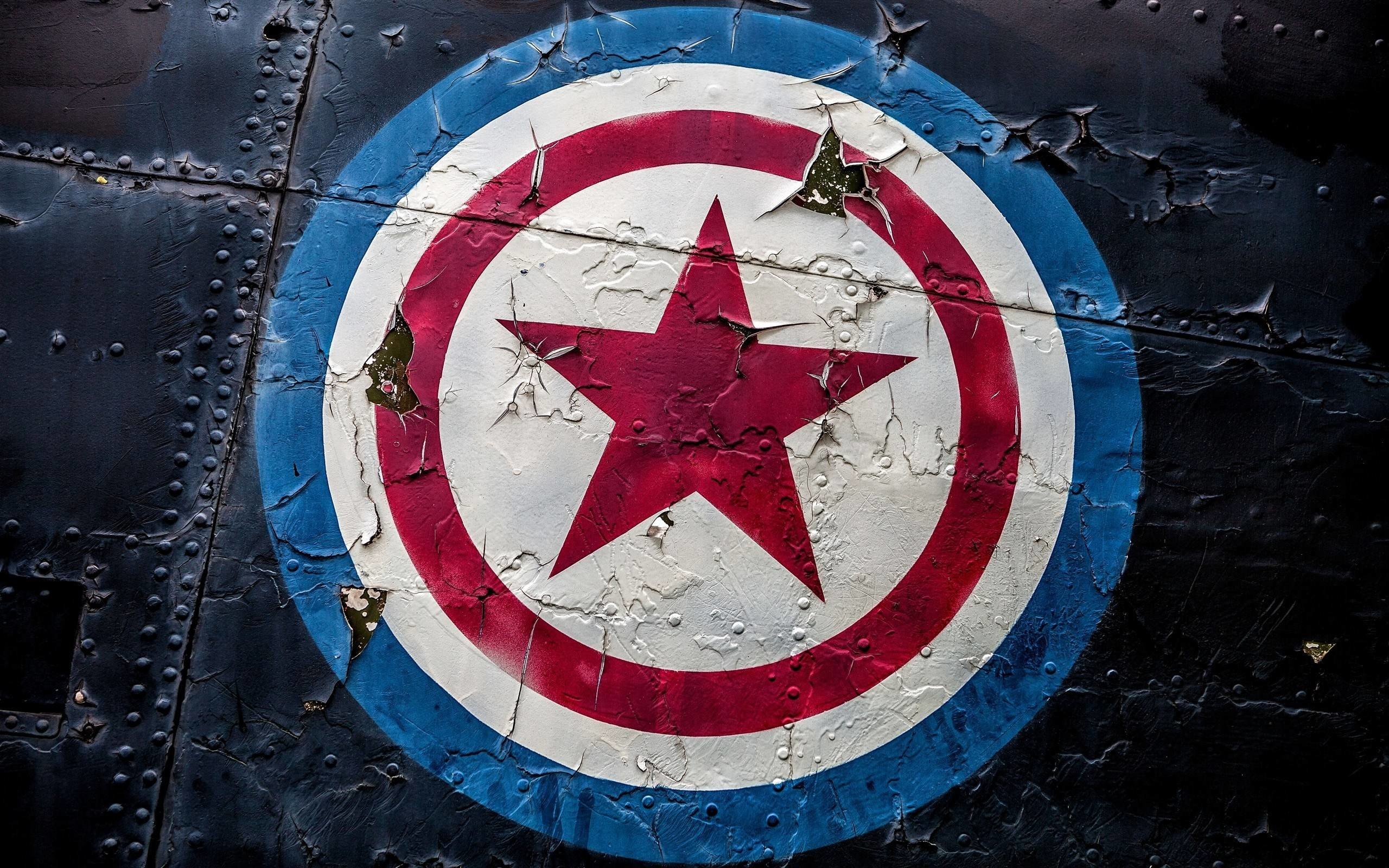 Captain America Shield iPhone Wallpaper
