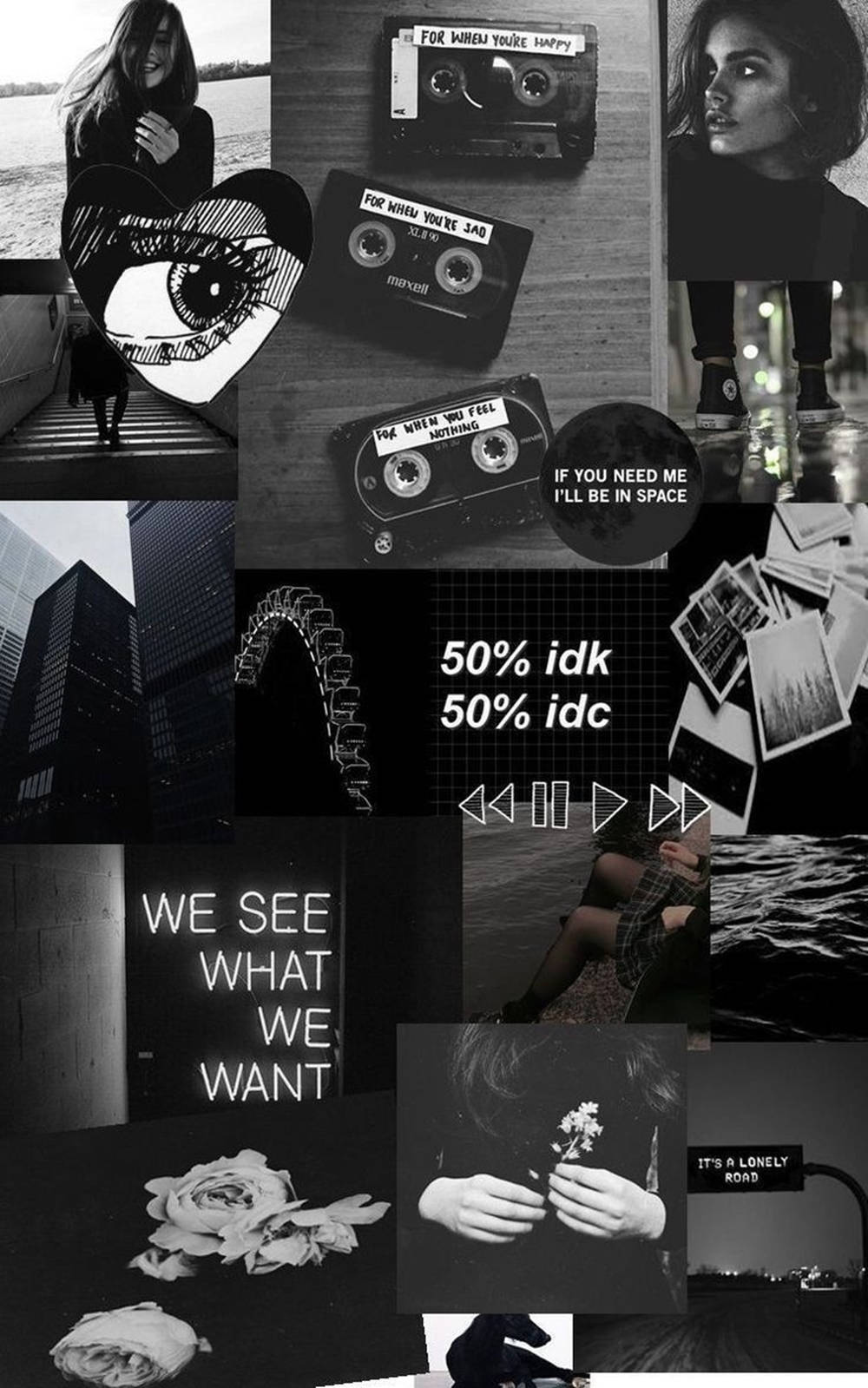 Black Tomboy Aesthetic Photo Collage Rn2rjqcpmi9jwoac Wallpaper