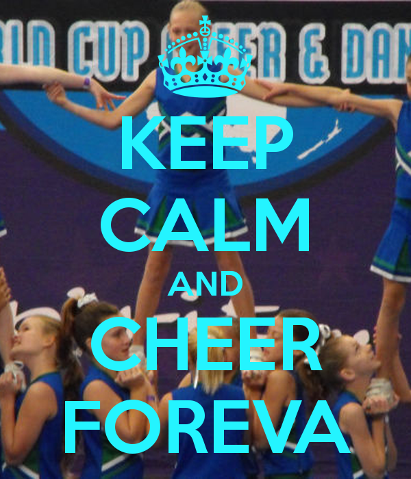 Keep Calm And Cheer Foreva Carry On Image Generator