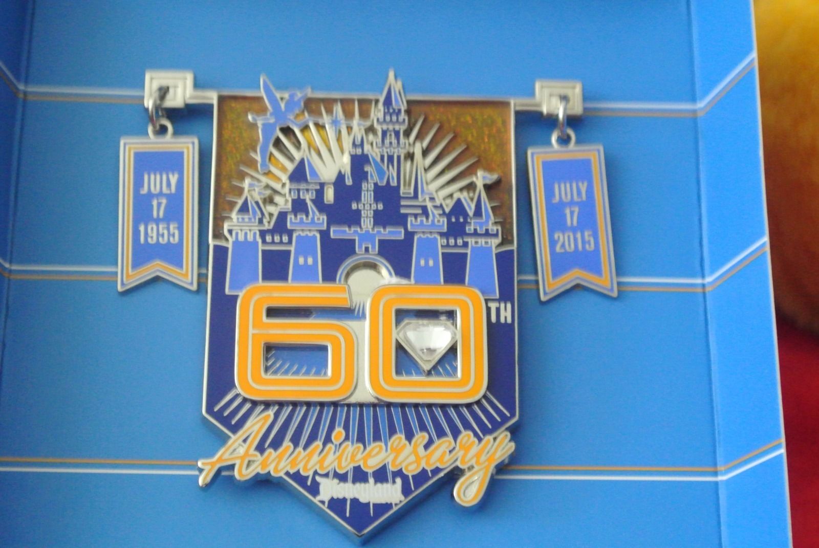 Disneyland Resort 60th Diamond Anniversary Jumbo Pin