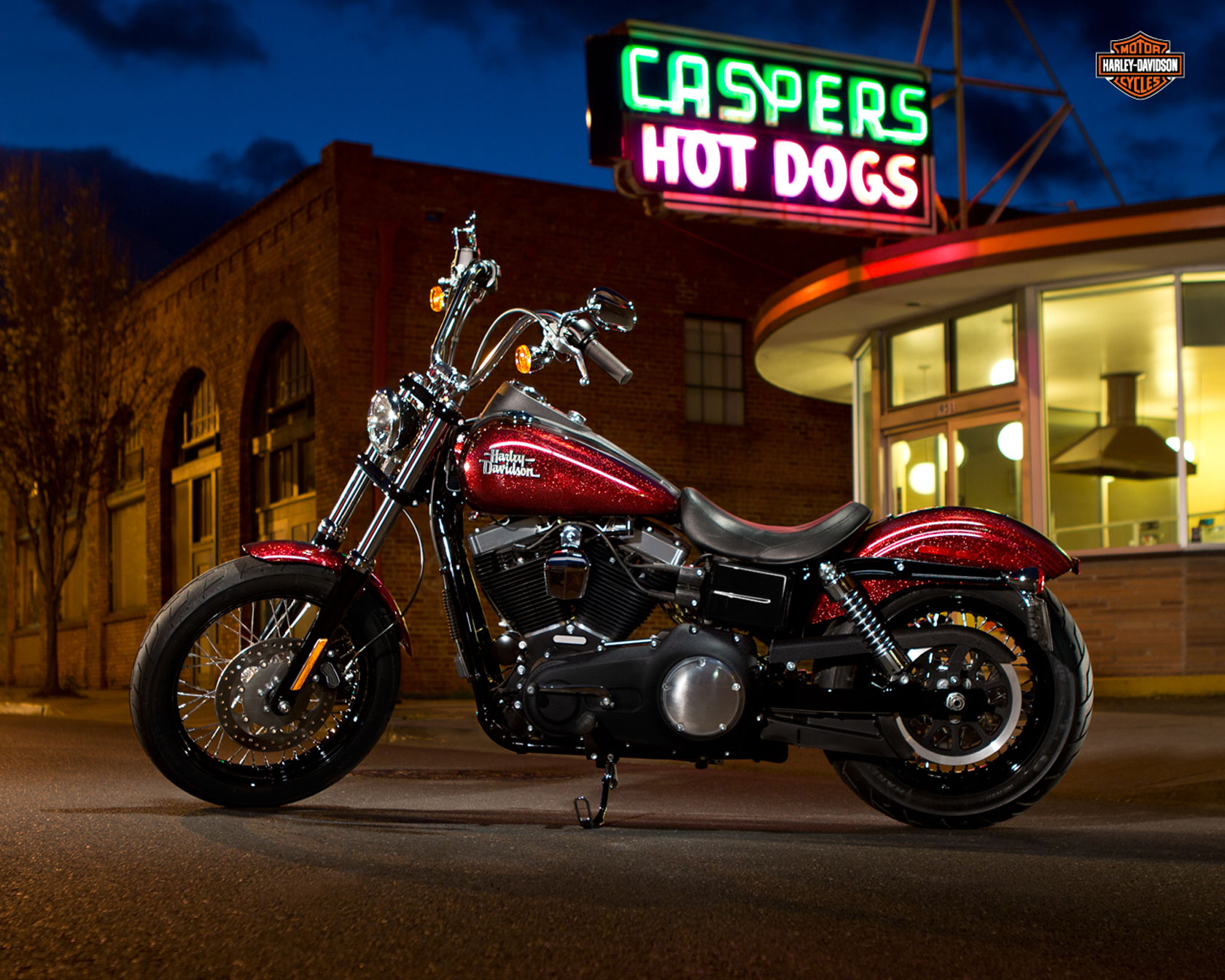 Harley Davidson Dyna HD Wallpaper Cool