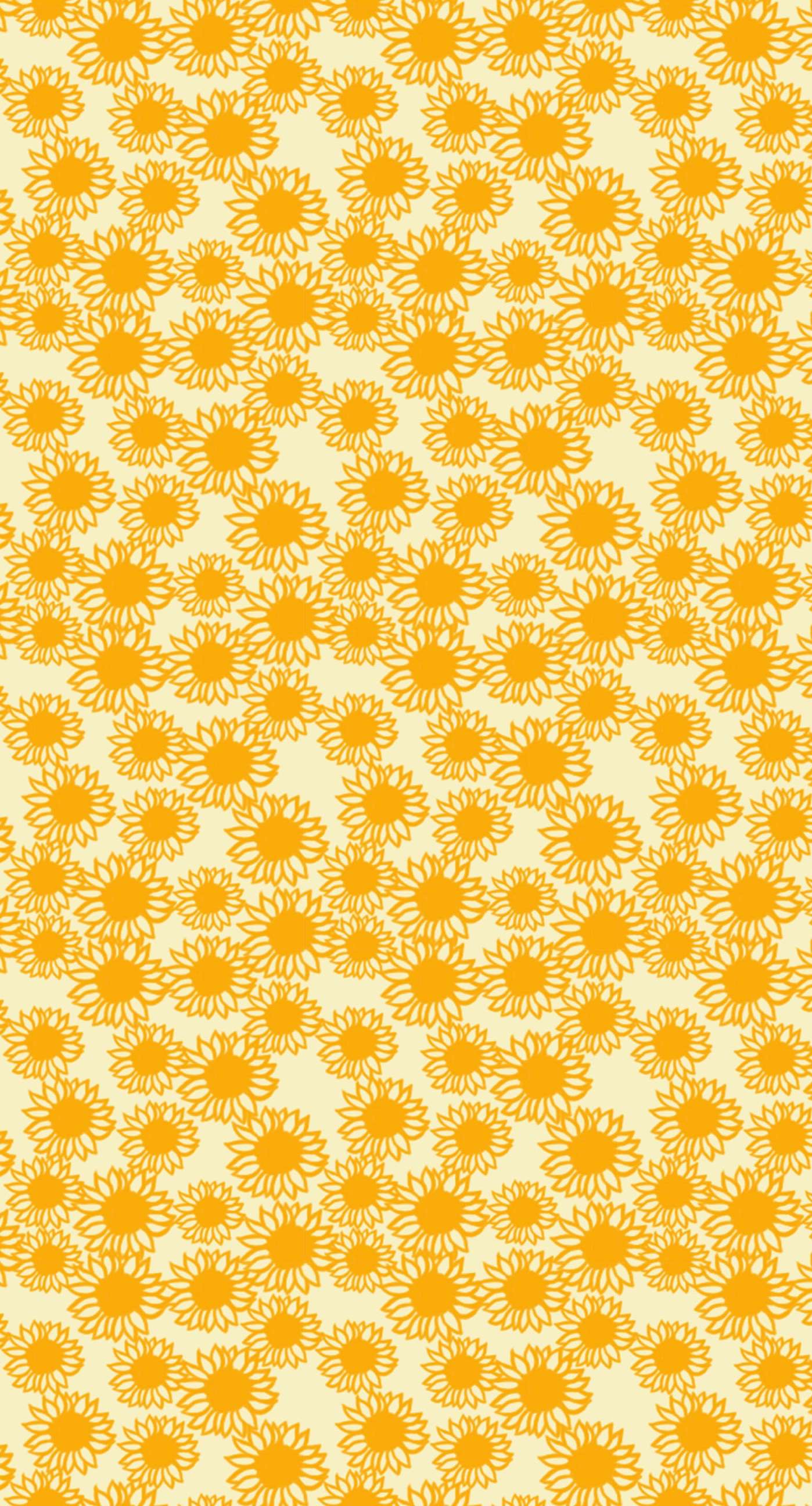 Pattern Sunflower Yellow Women Friendly Wallpaper Sc iPhone6splus