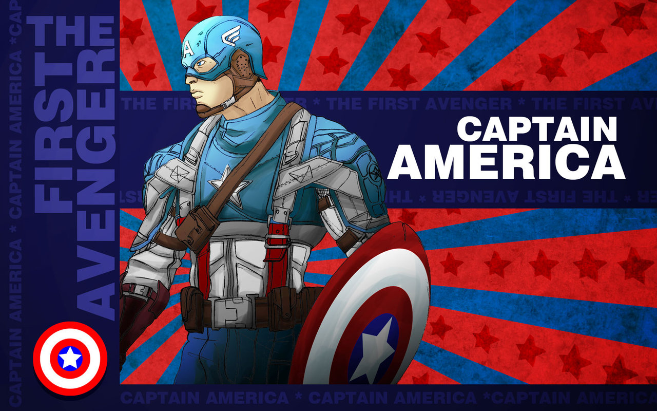 Captain America Wallpaper by ElHippie on