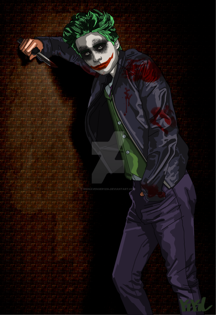 Jared Leto As The Joker By Ironavenger1234
