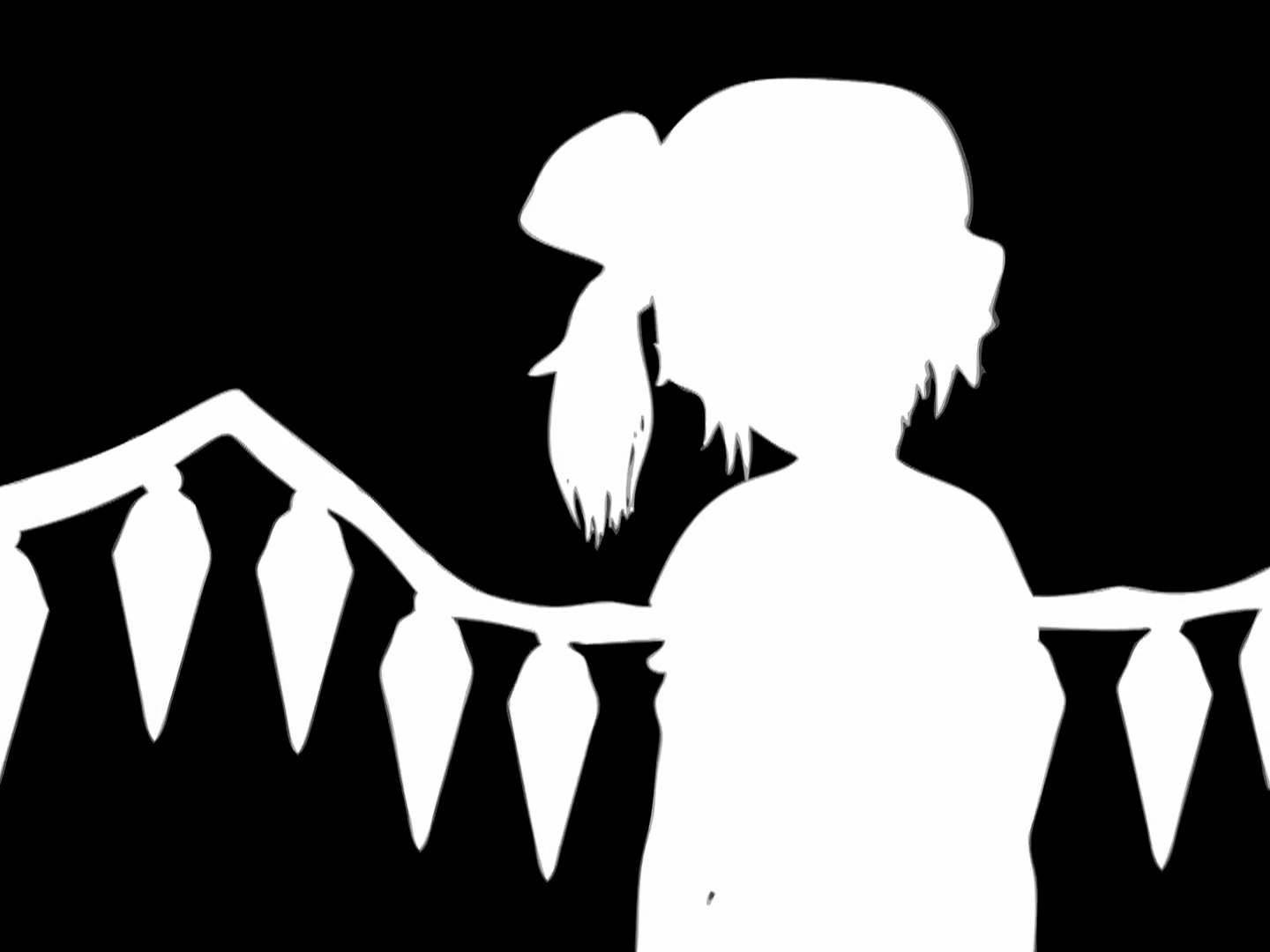  Touhou Bad Apple PV 1080p Full HD in terms of vector