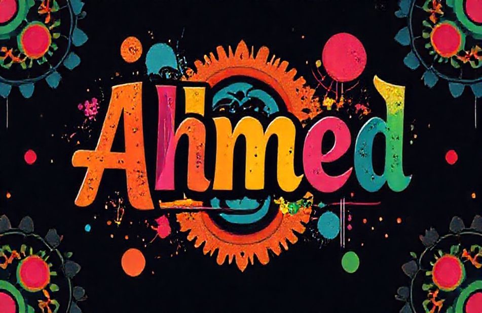 Ahmed Name Wallpaper