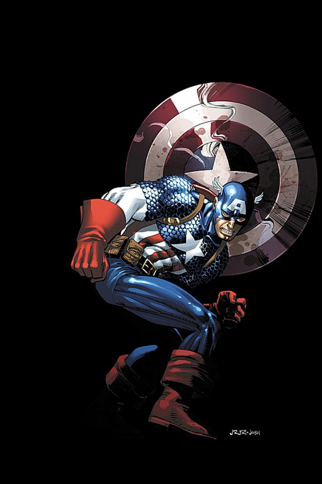 Captain America iPhone Wallpaper And 4s
