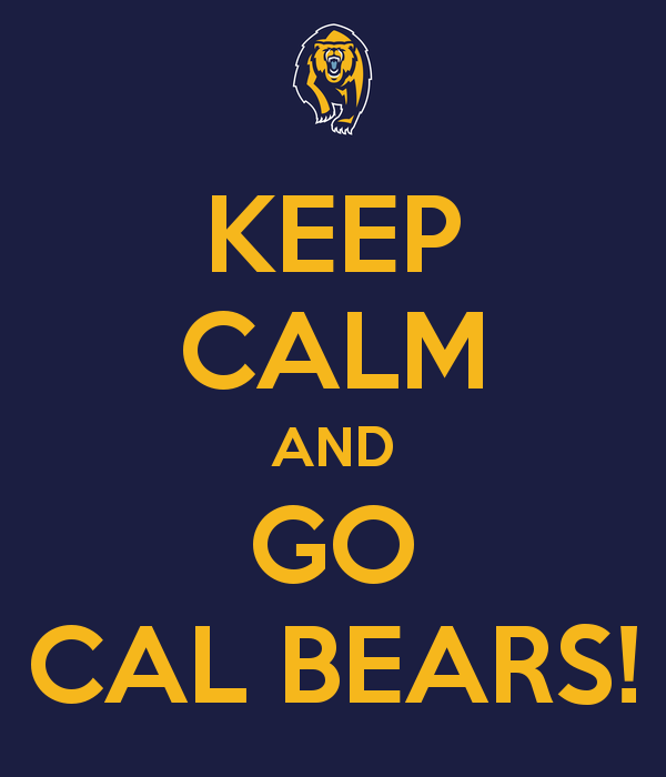 Keep Calm And Go Cal Bears Carry On Image Generator