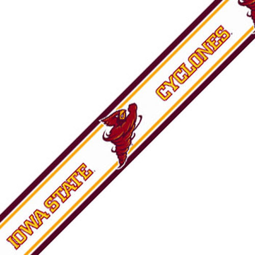 NCAA Iowa State Cyclones Prepasted Wallpaper Border Roll contemporary 500x500