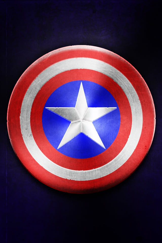 Captain America iPhone Wallpaper by Tinsdar on