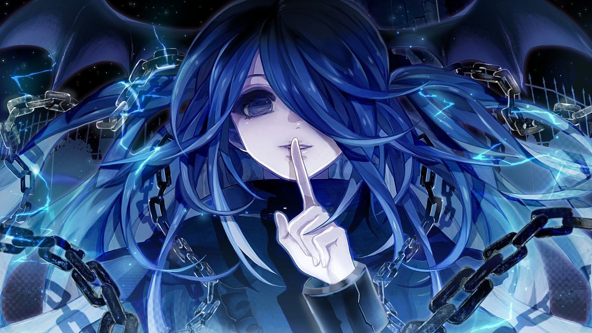 Wallpaper 4k Anime Blue