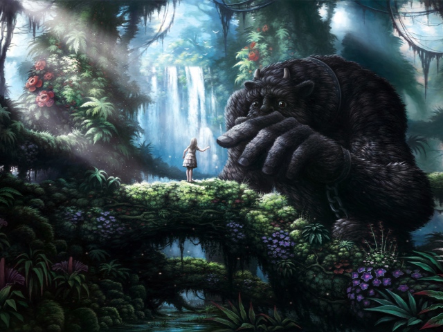 Thumbelina And Monster Wallpaper Image Pictures