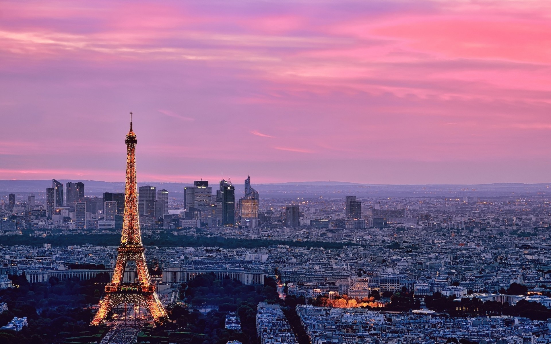 Wallpaper Pink Paris