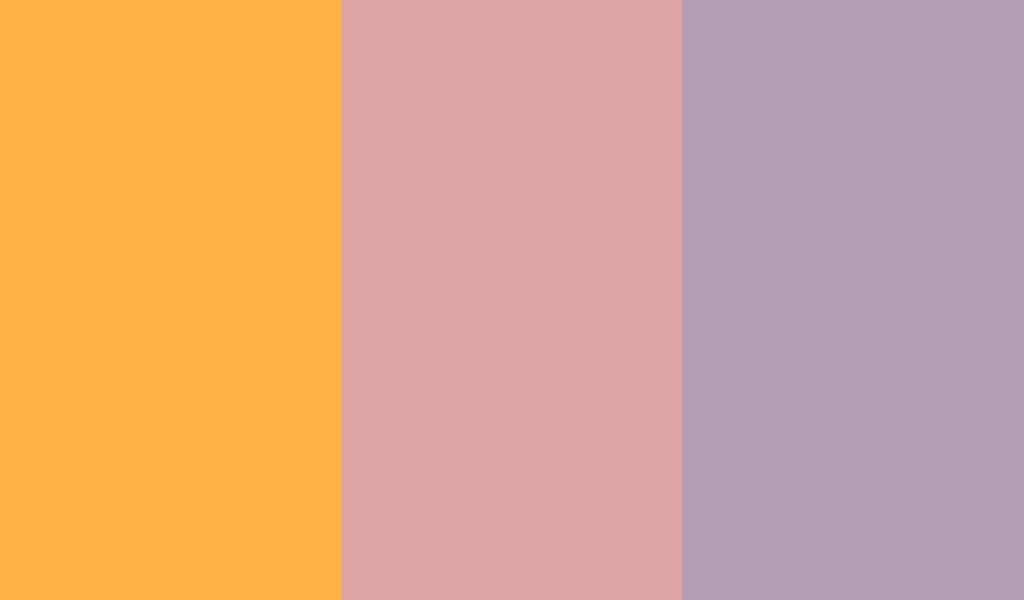 Pastel Orange Pink And Purple Three Color Background