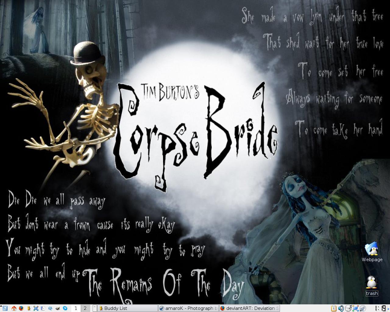 Corpse Bride Wallpaper By Canderson