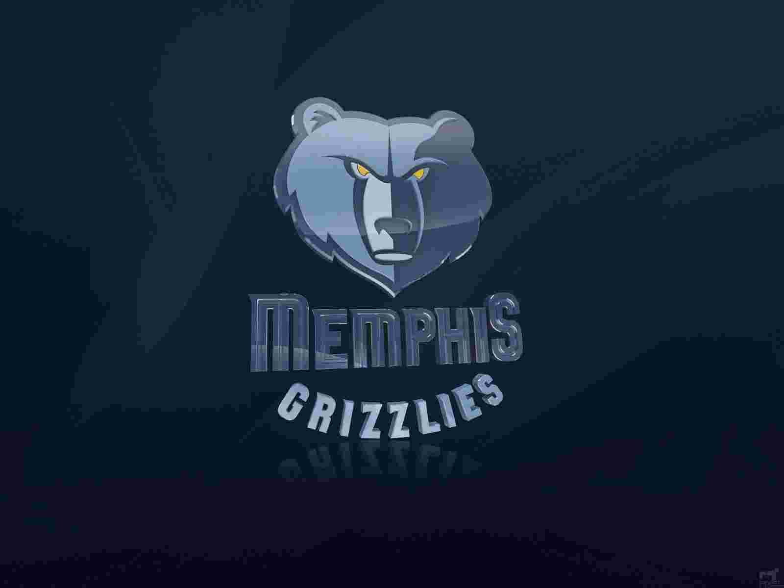 Memphis Grizzlies 3d Logo Wallpaper Basketball Sport