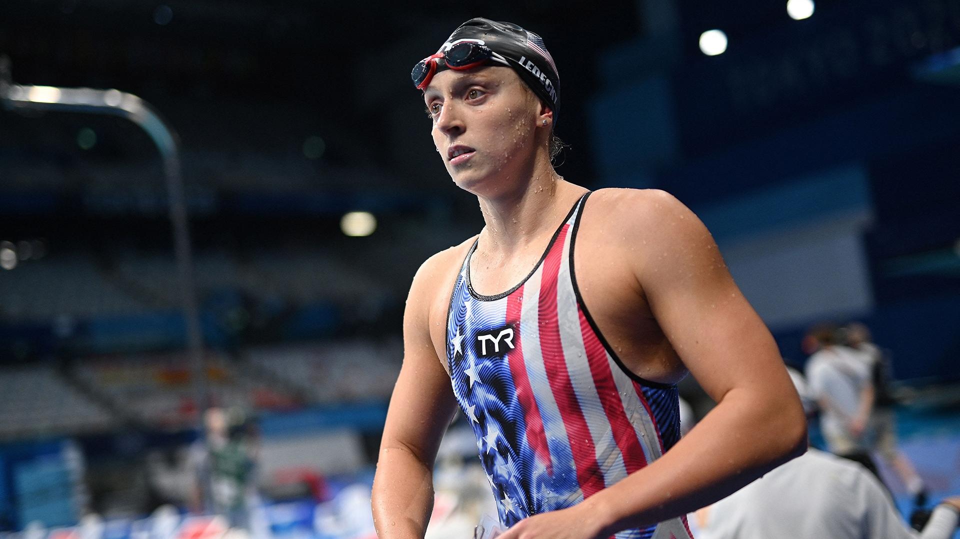 Swimming Day Roundup Katie Ledecky Doubles Up
