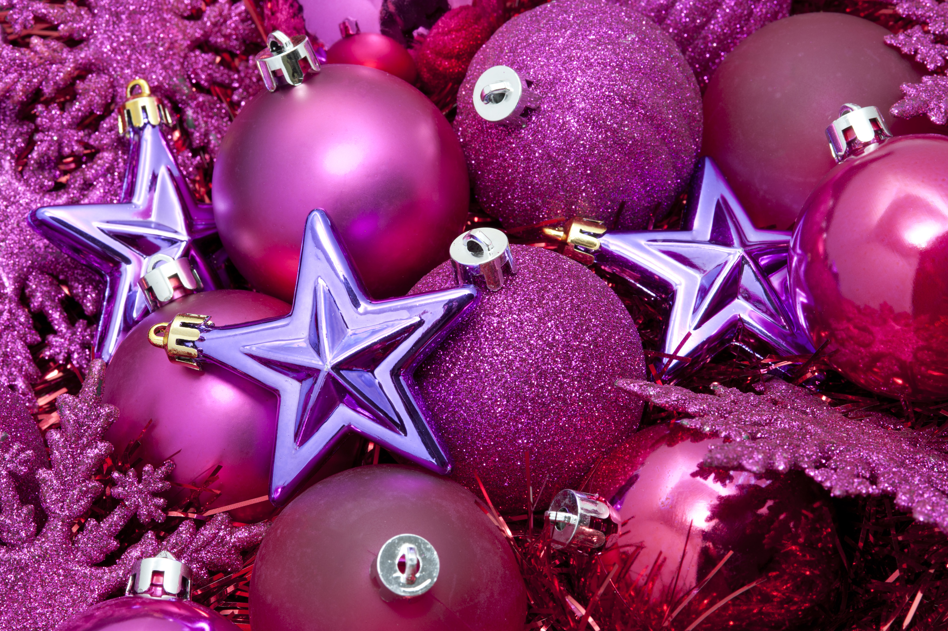 Stock Photo Pink And Purple Christmas Imagelive