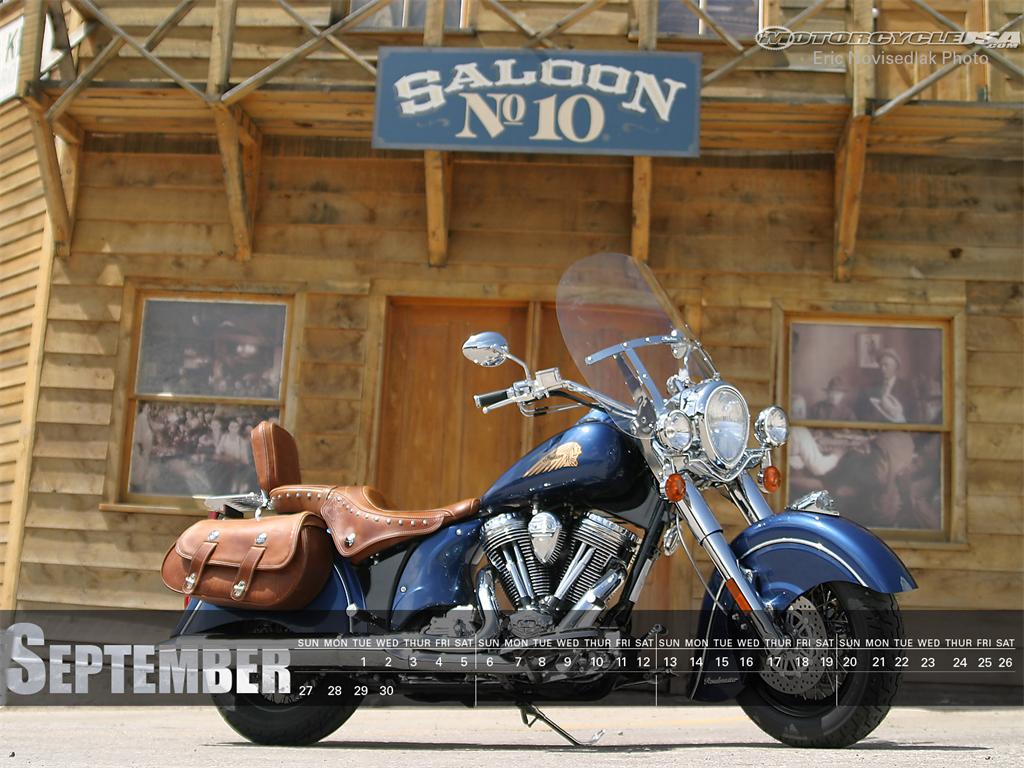 September Motorcycle Calendars Usa