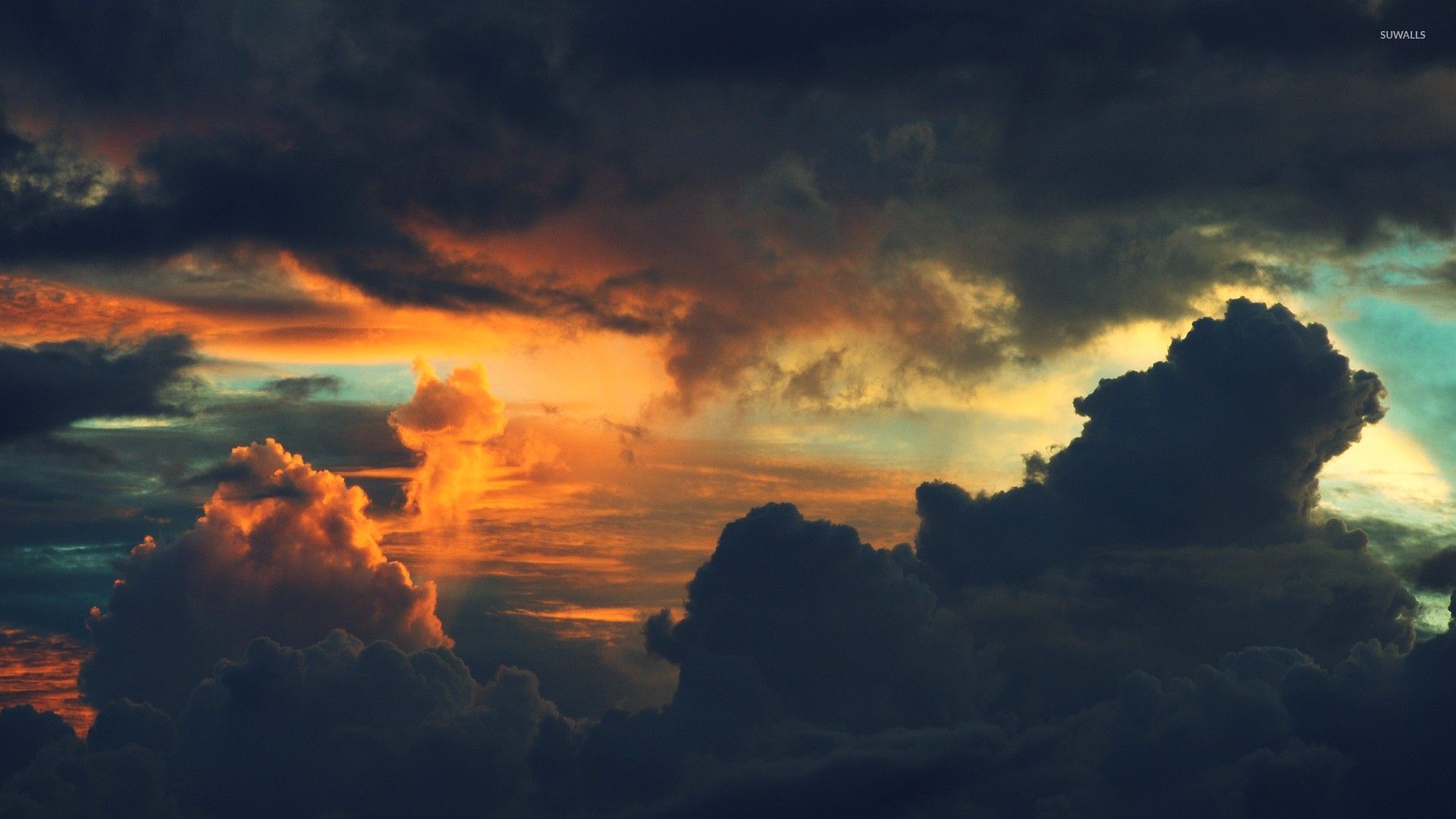 Colorful Clouds Wallpaper