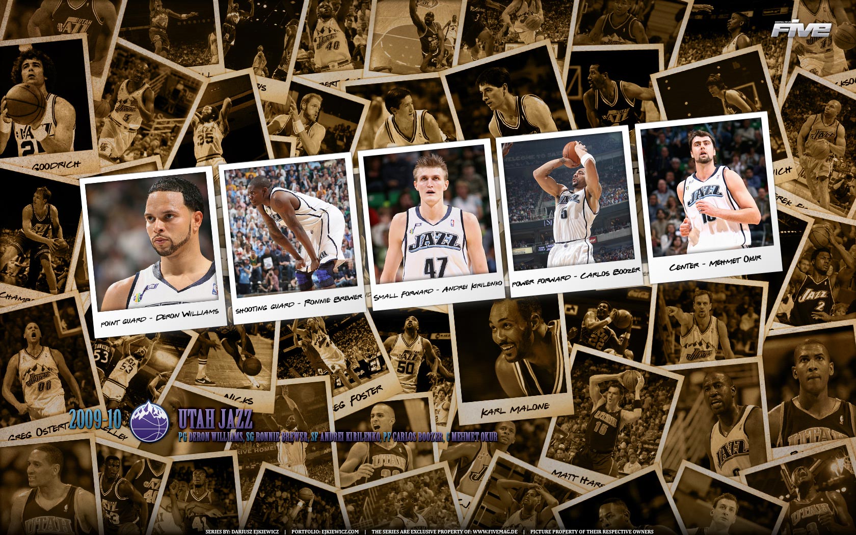 Utah Jazz Widescreen Wallpaper