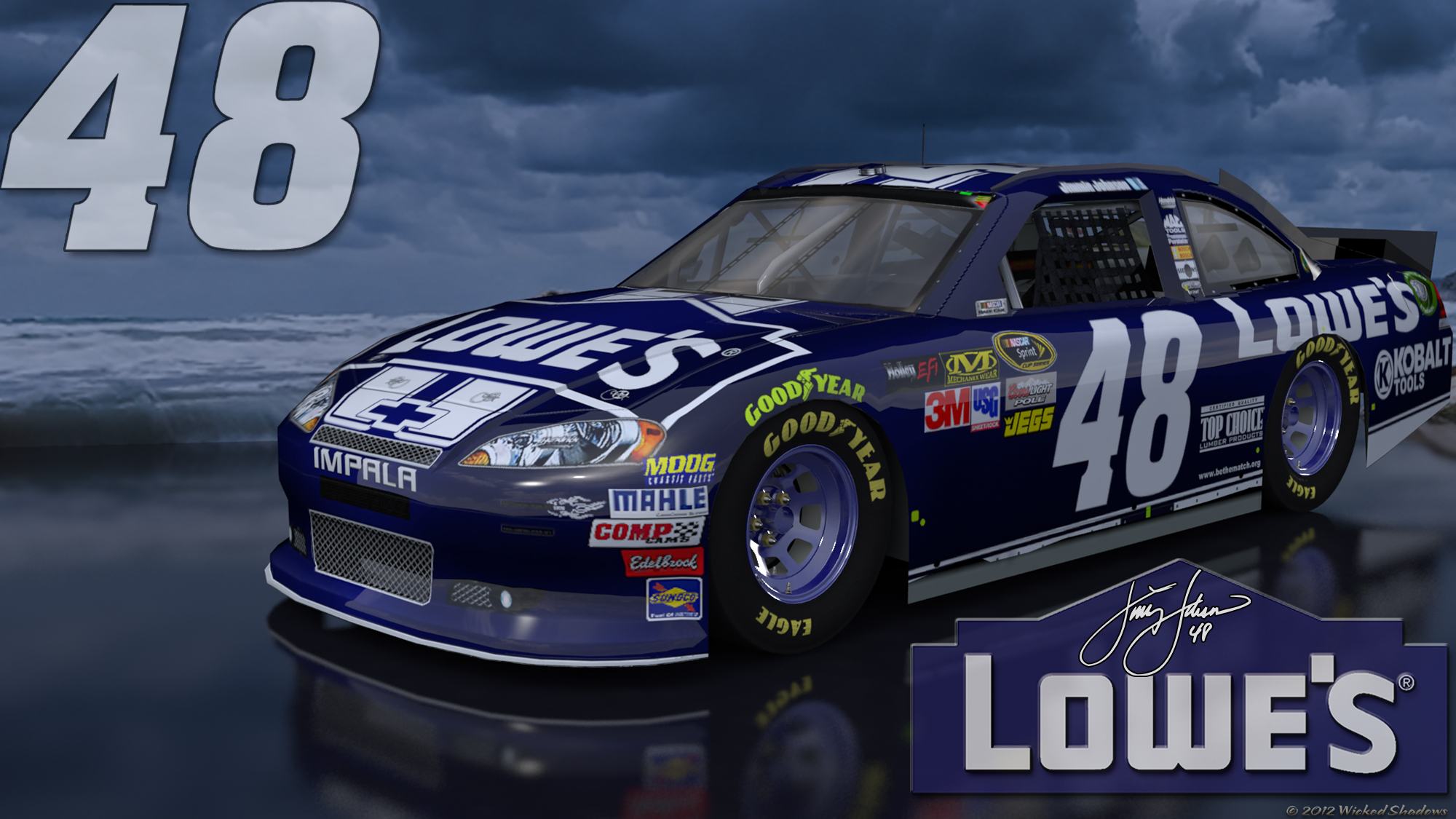 Wallpaper Background Cars Jimmie Johnson