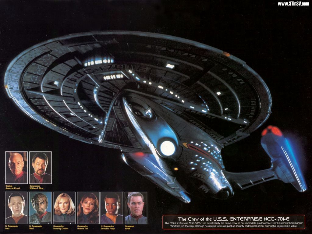 Star Trek The Next Generation Tng Crew