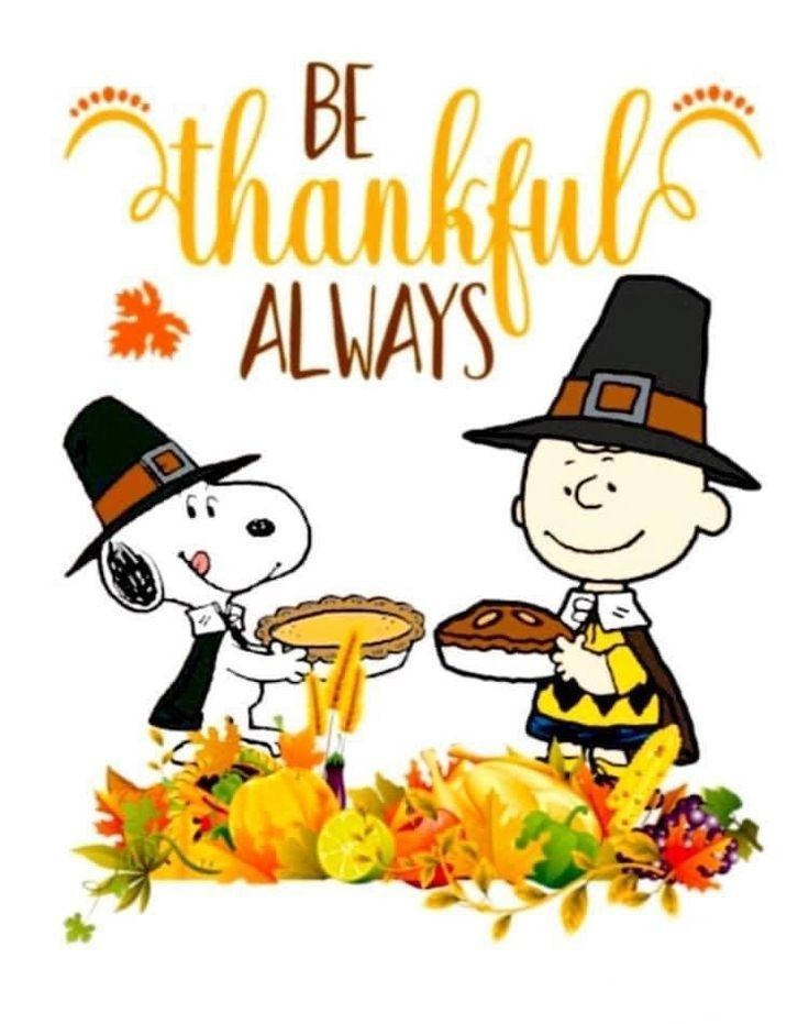 Peanuts Thanksgiving Background Wallpaper
