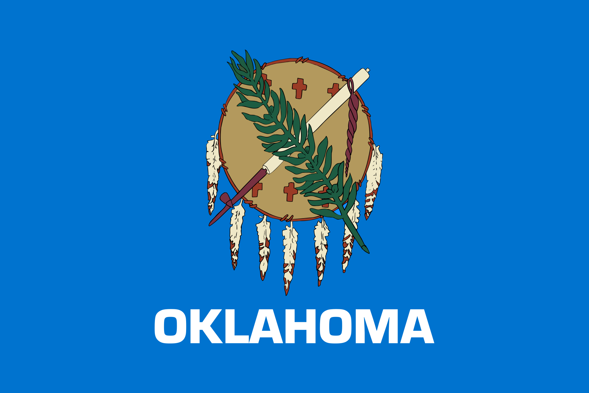 Oklahoma Flag Wallpaper Teahub Io