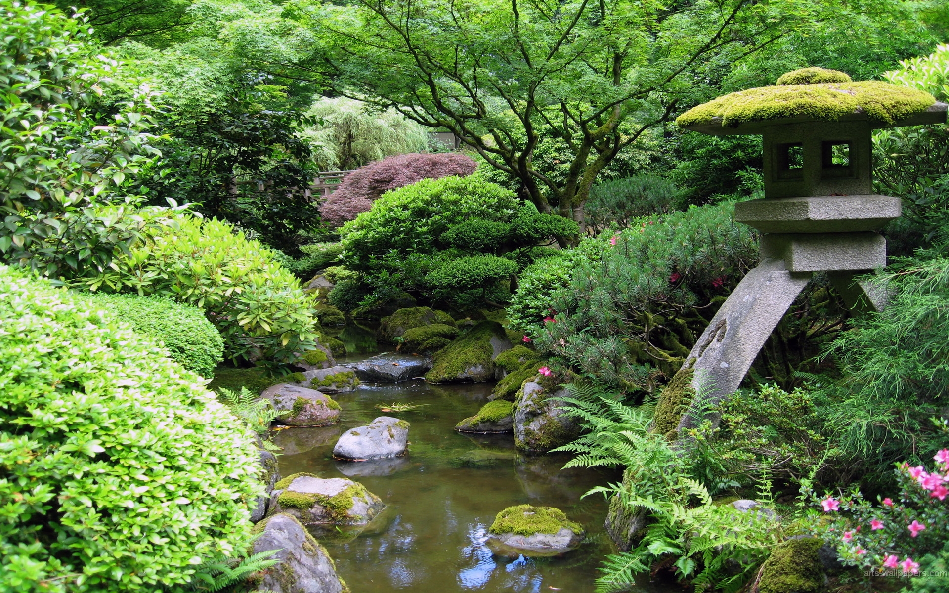 Japanese Garden Art Prints Wall And Posters Murals Buy A