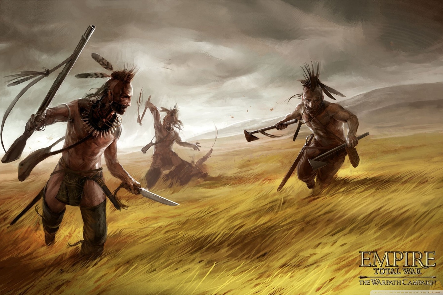 Empire Total War The Warpath Campaign Artwork Attacking Indians
