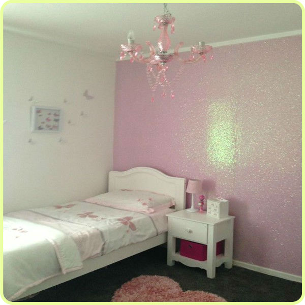 Glitter Wallpaper Room Fabric