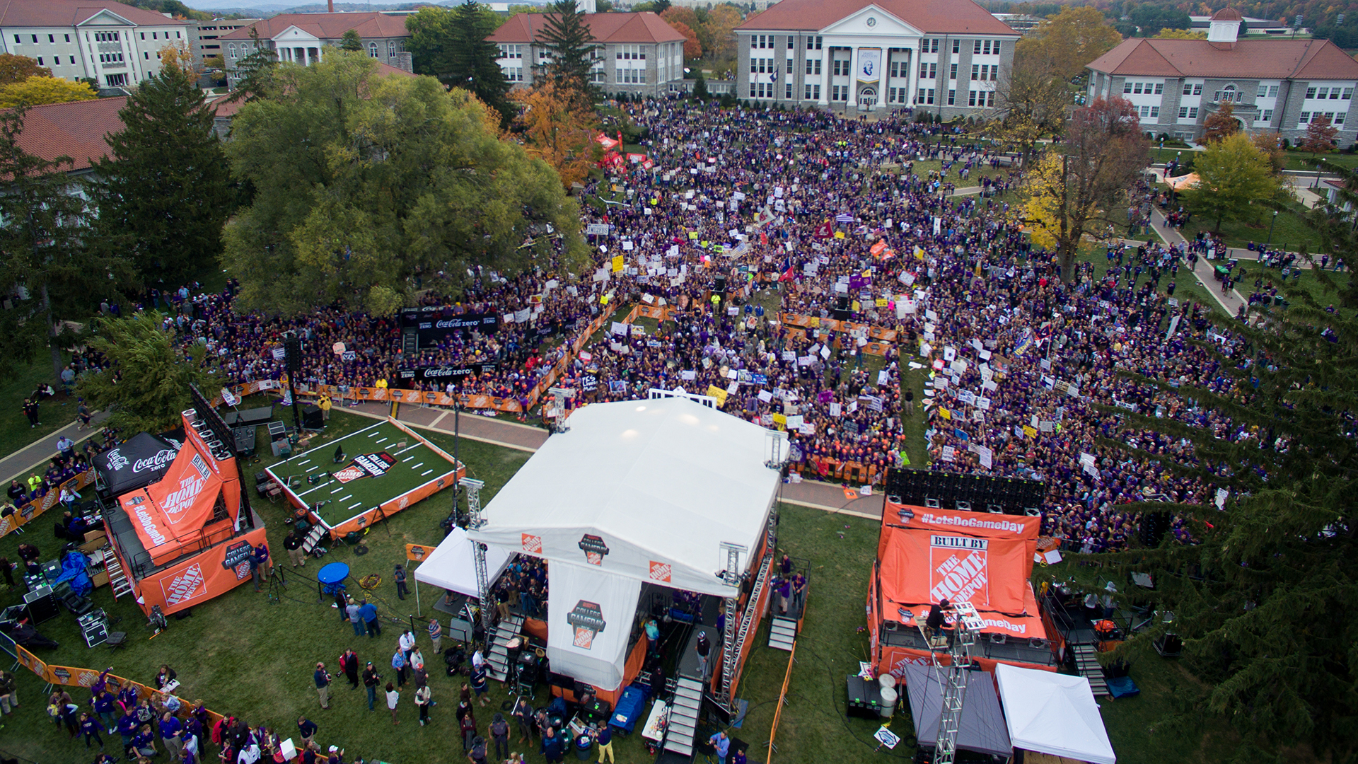 Parking Attendance Info For Espn S College Gameday James Madison