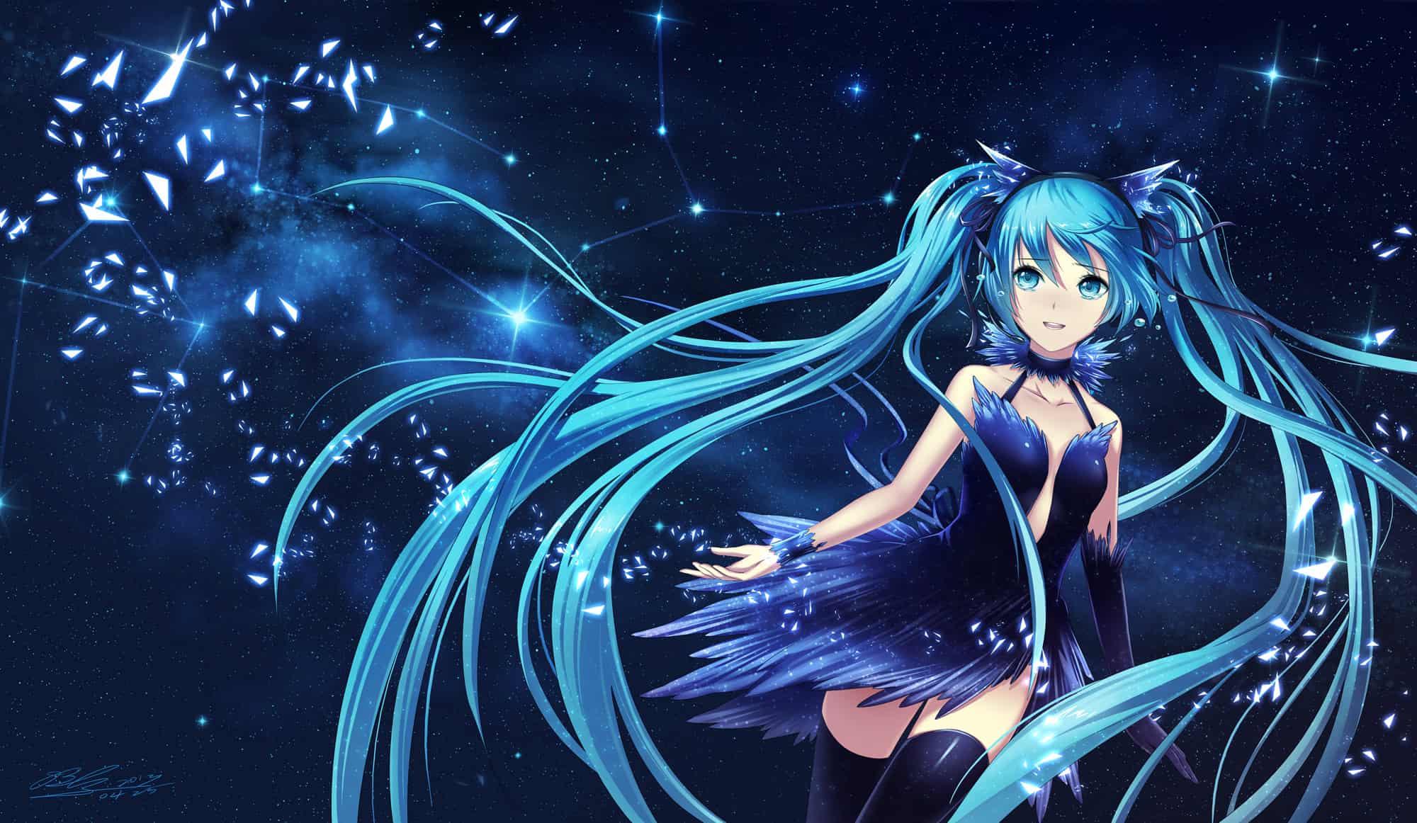 Desktop Hatsune Miku HD Wallpaper