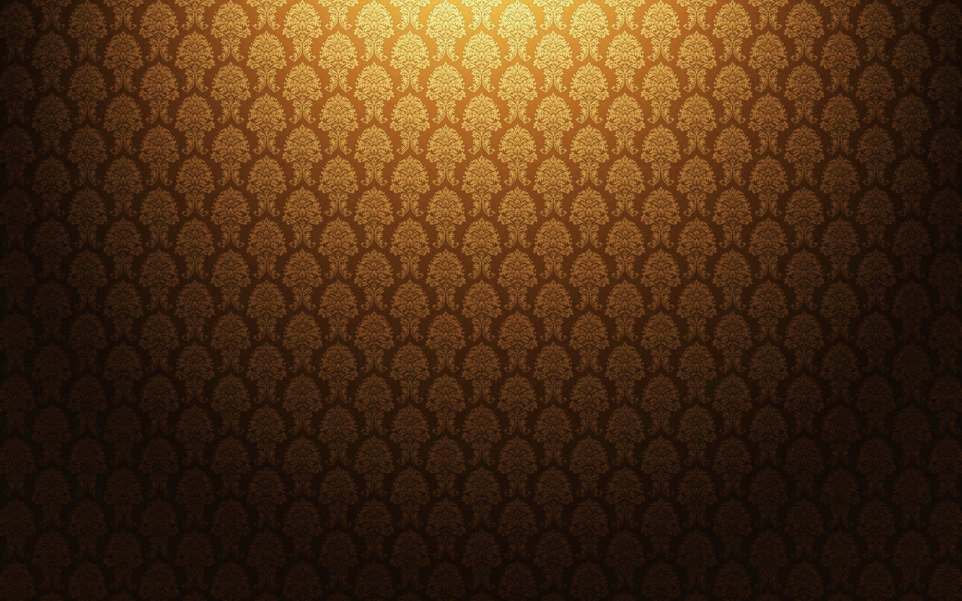 Brown Pattern Gradient Desktop Wallpaper