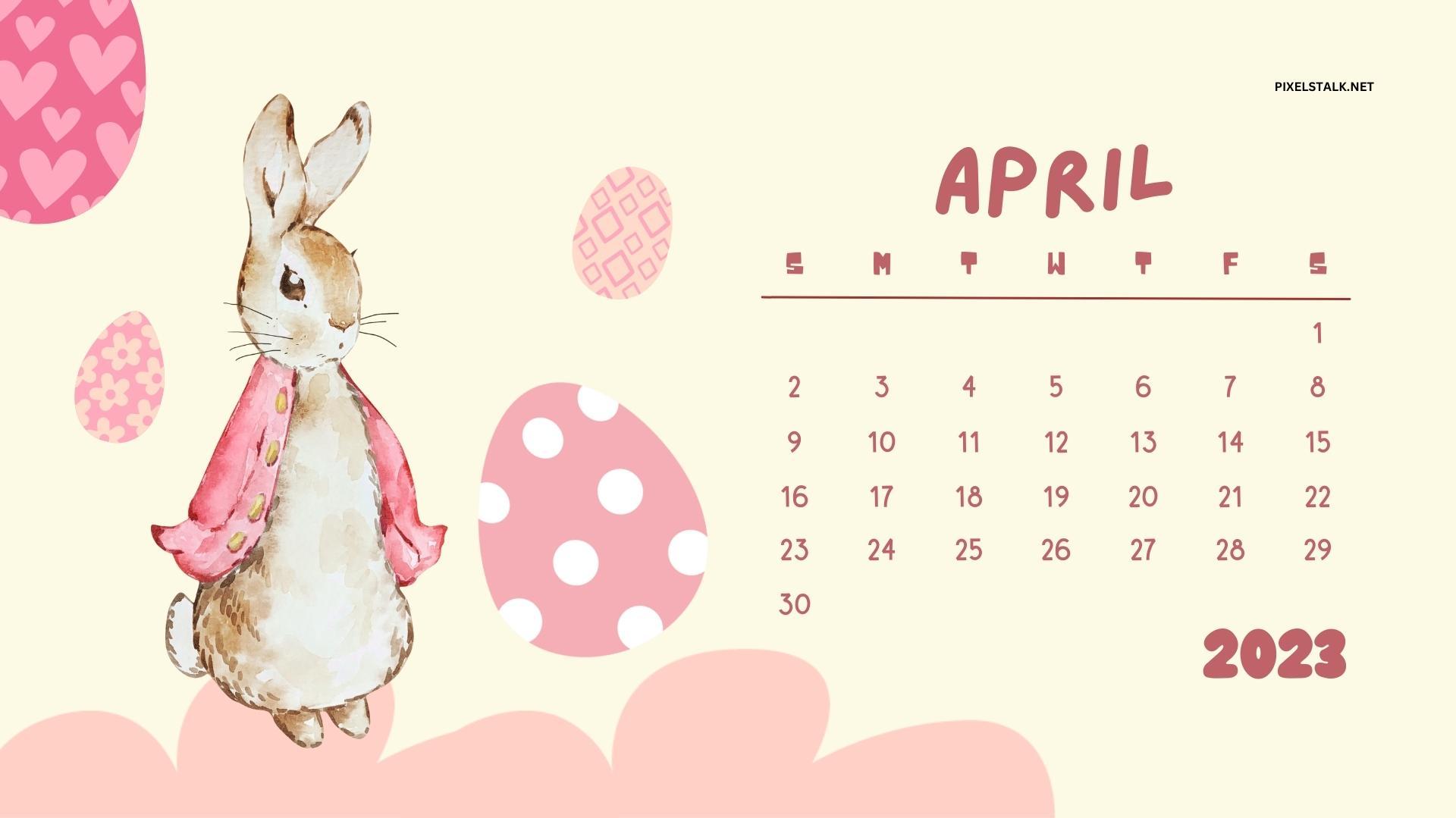 April Calendar Background For Desktop