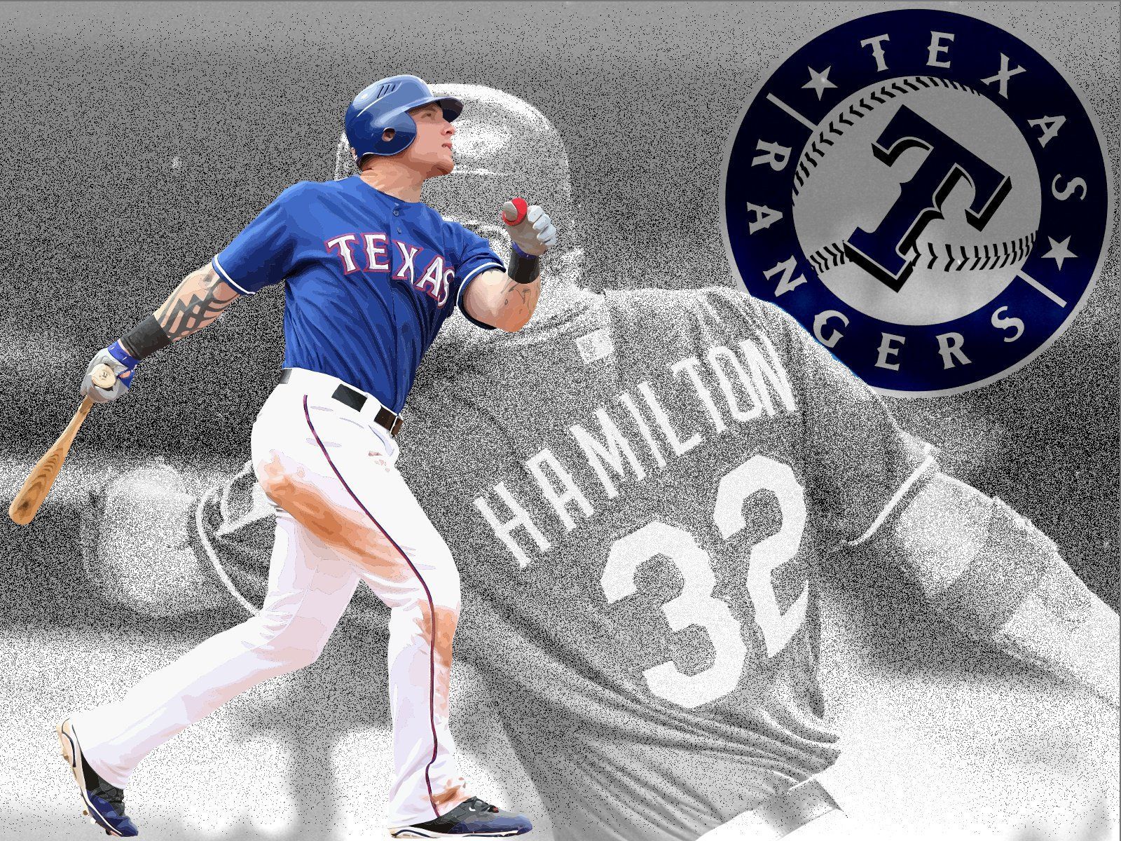HD Josh Hamilton Texas Rangers Wallpapers
